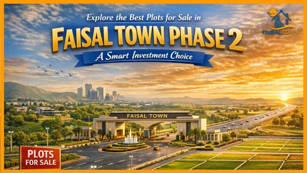 Explore the Best Plots for Sale in Faisal Town Phase 2 – A Smart Investment Choice