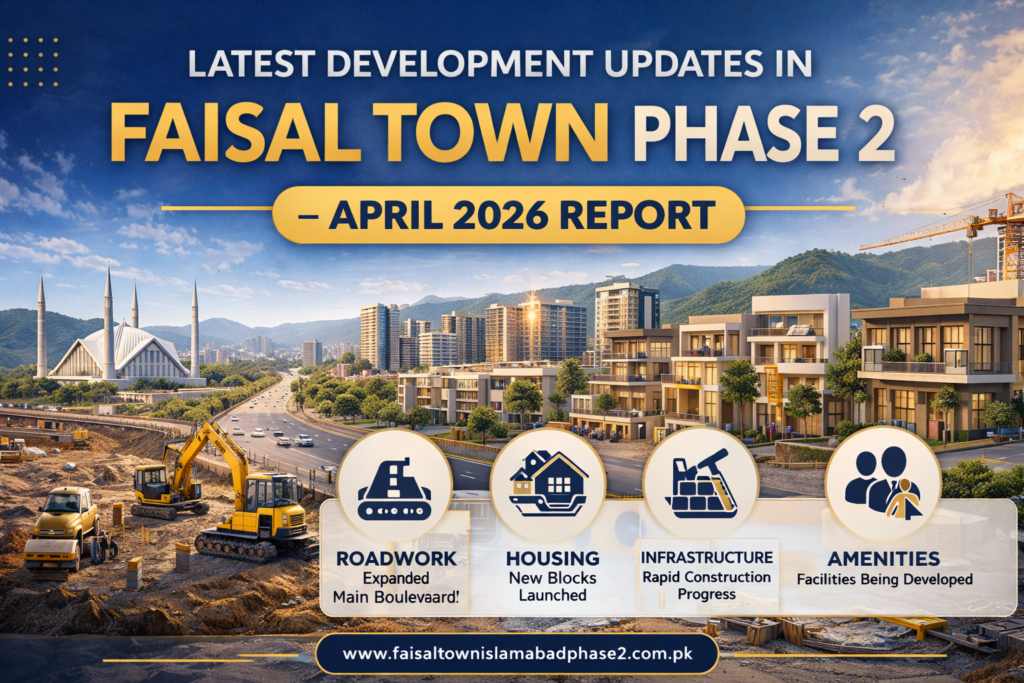 Latest Development Updates in Faisal Town Phase 2 – April 2026 Report